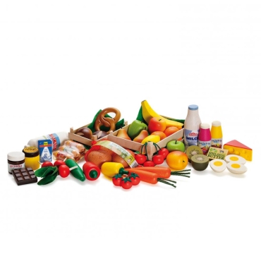 Caja XL Surtido de Comida de Madera de Erzi - Aúpa Organics