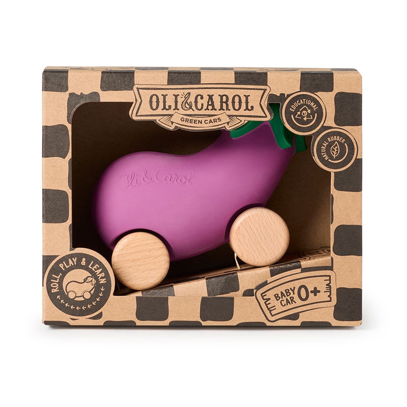 Coche de Juguete para Bebés The Eggplant Oli&Carol - Aúpa Organics