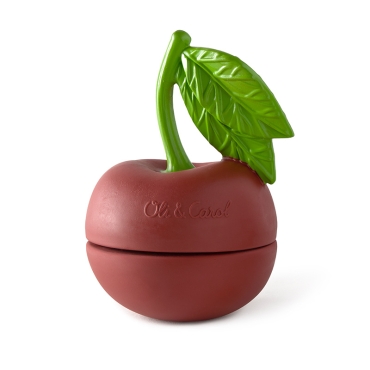 Cherry Juguete Apilable & Pelotita Sonajero Oli&Carol - Aúpa Organics