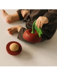 Cherry Juguete Apilable & Pelotita Sonajero Oli&Carol - Aúpa Organics