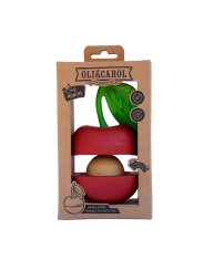 Cherry Juguete Apilable & Pelotita Sonajero Oli&Carol - Aúpa Organics