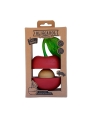 Cherry Juguete Apilable & Pelotita Sonajero Oli&Carol - Aúpa Organics