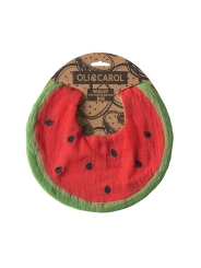 Babero Algodón Orgánico Wally The Watermelon Oli&Carol - Aúpa Organics