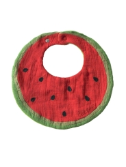 Babero Algodón Orgánico Wally The Watermelon Oli&Carol - Aúpa Organics