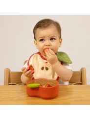 Babero Algodón Orgánico Pepa The Apple Oli&Carol - Aúpa Organics