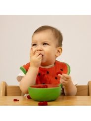 Set de Bol + Cuchara de Madera Natural Wally The Watermelon Oli&Carol - Aúpa Organics