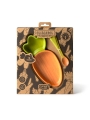 Set de Plato + Cuchara de Madera Natural Cathy The Carrot Oli&Carol - Aúpa Organics