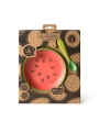 Set de Plato + Cuchara de Madera Natural Wally The Watermelon Oli&Carol - Aúpa Organics