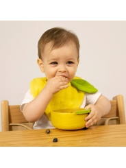Set de Bol + Cuchara de Madera Natural Lou The Lemon Oli&Carol - Aúpa Organics