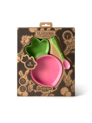Set de Plato + Cuchara de Madera Natural Ramona The Radish Oli&Carol - Aúpa Organics