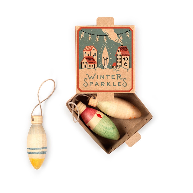 Ornaments Nº6 Winter Sparkles de Grapat | Aúpa Organics