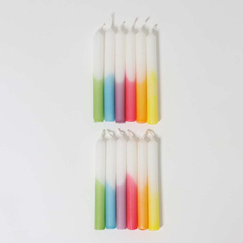 Caja de 12 Velas Hand-dipped para el Anillo de Cumpleaños Waldorf - Aúpa Organics