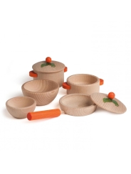 Juego de cocina Nature de Madera de Erzi - Aúpa Organics
