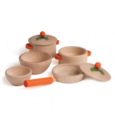 Juego de cocina Nature de Madera de Erzi - Aúpa Organics