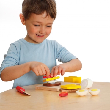 Set de Sándwich para Cortar de Madera de Erzi - Aúpa Organics