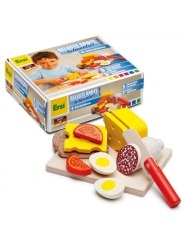 Set de Sándwich para Cortar de Madera de Erzi - Aúpa Organics