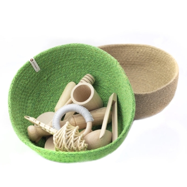 Cesto de Yute Grande Natural - Aúpa Organics