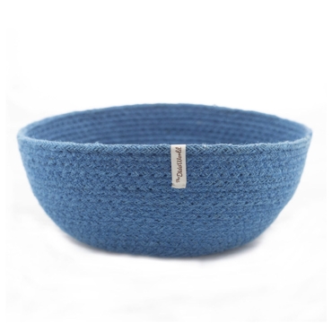 Cesto de Yute Grande Azul - Aúpa Organics