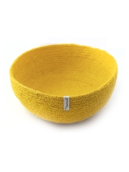 Cesto de Yute Grande Amarillo - Aúpa Organics