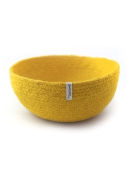 Cesto de Yute Grande Amarillo - Aúpa Organics