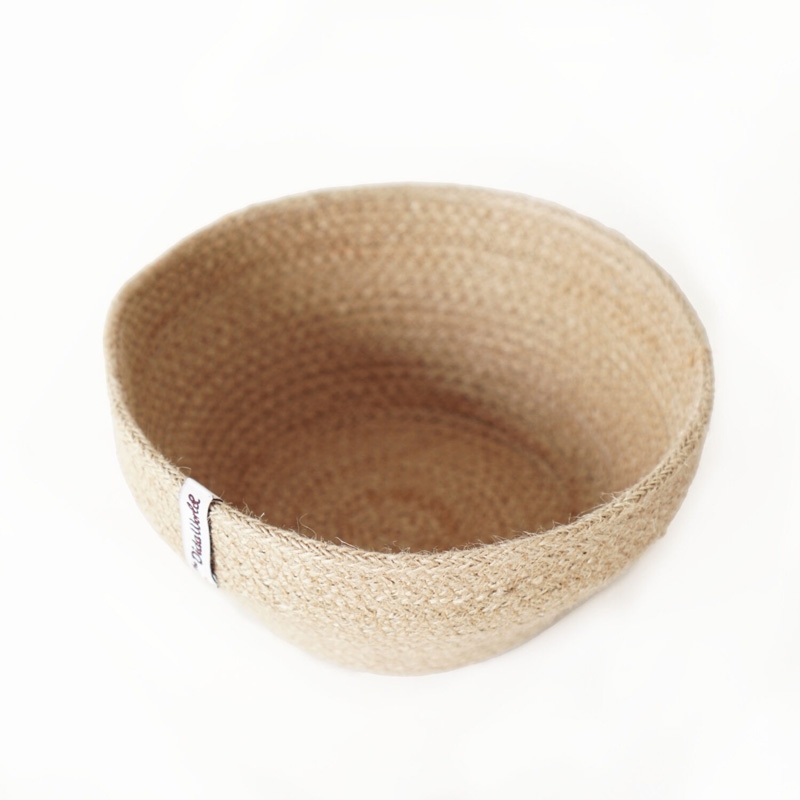 Cesto de Yute Pequeño Natural - Aúpa Organics