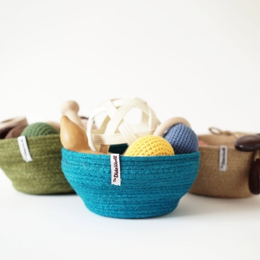 Cesto de Yute Pequeño Natural - Aúpa Organics