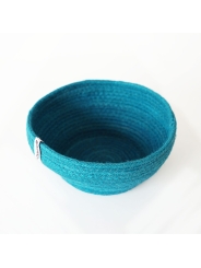 Cesto de Yute Pequeño Azul - Aúpa Organics