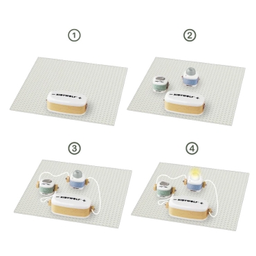 Mi Primer Kit Eléctrico KIDYELEC Starter KIDYWOLF - Aúpa Organics
