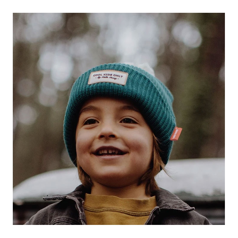 Gorro Block Duck Algodón Orgánico con Forro Polar Hello Hossy - Aúpa Organics