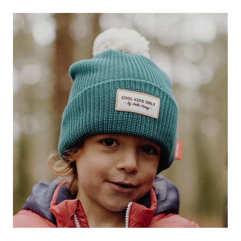 Gorro Block Duck Algodón Orgánico con Forro Polar Hello Hossy - Aúpa Organics