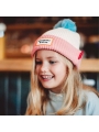 Gorro Block Pink Ice Algodón Orgánico con Forro Polar Hello Hossy - Aúpa Organics