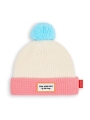 Gorro Block Pink Ice Algodón Orgánico con Forro Polar Hello Hossy - Aúpa Organics