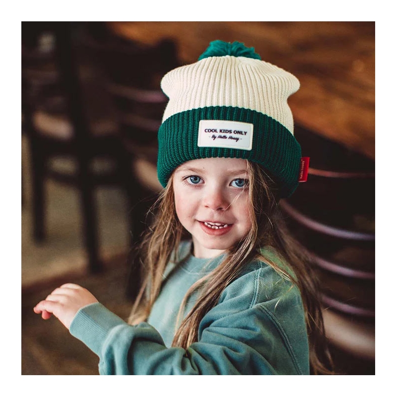 Gorro Block Hope Algodón Orgánico con Forro Polar Hello Hossy - Aúpa Organics