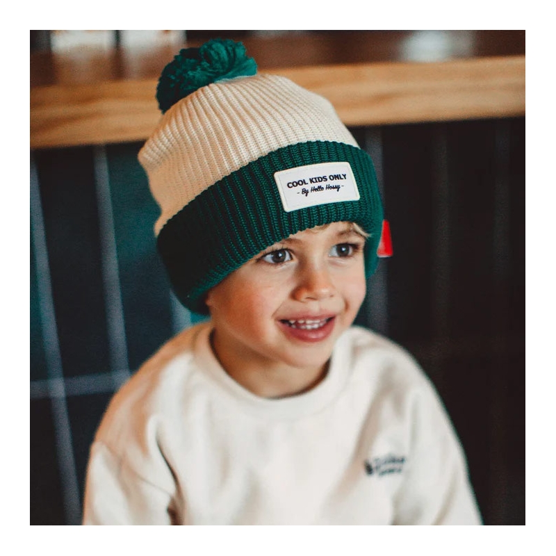 Gorro Block Hope Algodón Orgánico con Forro Polar Hello Hossy - Aúpa Organics