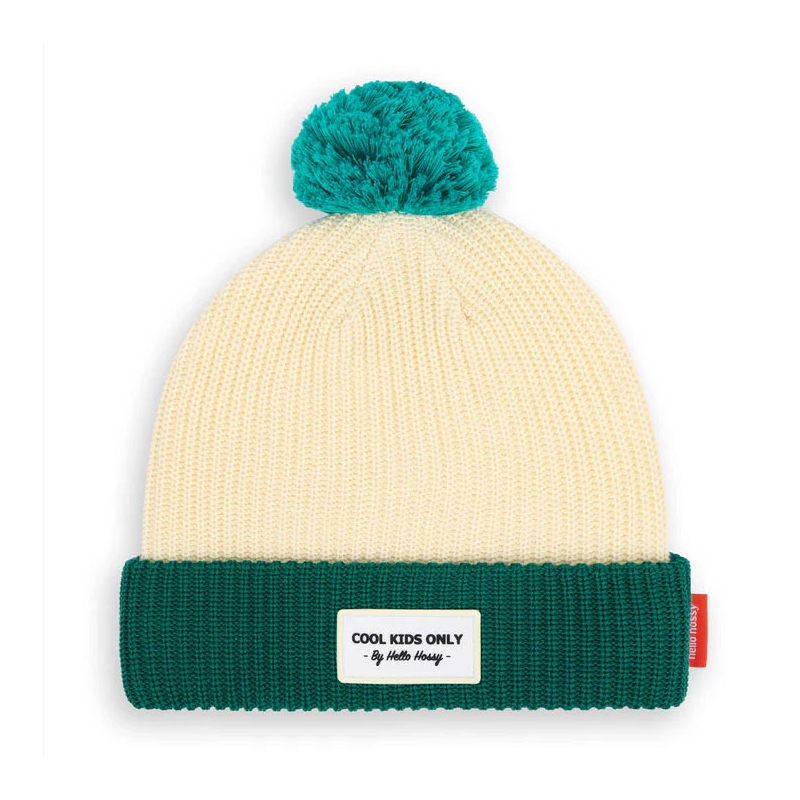 Gorro Block Hope Algodón Orgánico con Forro Polar Hello Hossy - Aúpa Organics