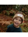 Gorro Block Pistachio Algodón Orgánico con Forro Polar Hello Hossy - Aúpa Organics