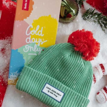 Gorro Block Santa Algodón Orgánico con Forro Polar Hello Hossy - Aúpa Organics