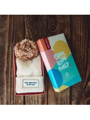 Gorro Block Sandy Algodón Orgánico con Forro Polar Hello Hossy - Aúpa Organics