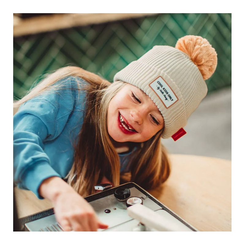 Gorro Block Sandy Algodón Orgánico con Forro Polar Hello Hossy - Aúpa Organics