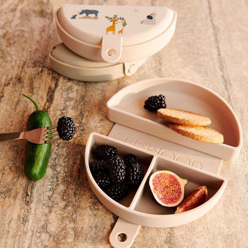 Fiambrera Plegable de Silicona 500 ml Liewood - Aúpa Organics