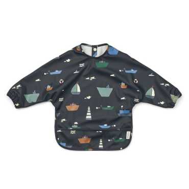 Babero con mangas de Poliéster Reciclado de Liewood - Aúpa Organics