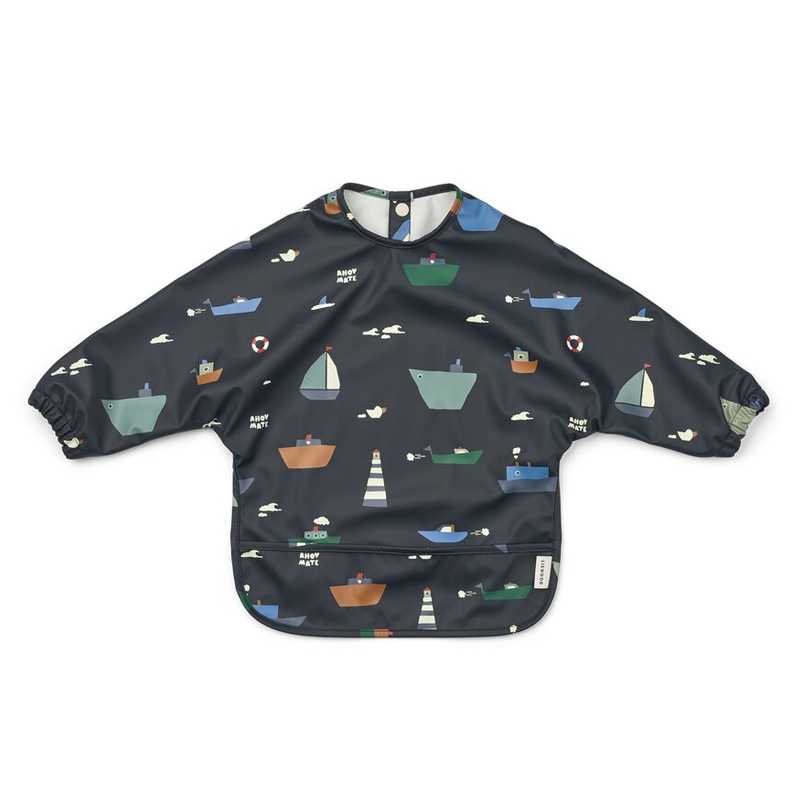 Babero con mangas de Poliéster Reciclado de Liewood - Aúpa Organics