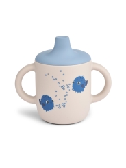 Taza de Aprendizaje de Silicona Premium "Pufferfish" de Liewood - Aúpa Organics