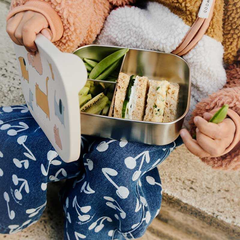 Fiambrera de Acero Inoxidable Infantil 900 ml - Aúpa Organics
