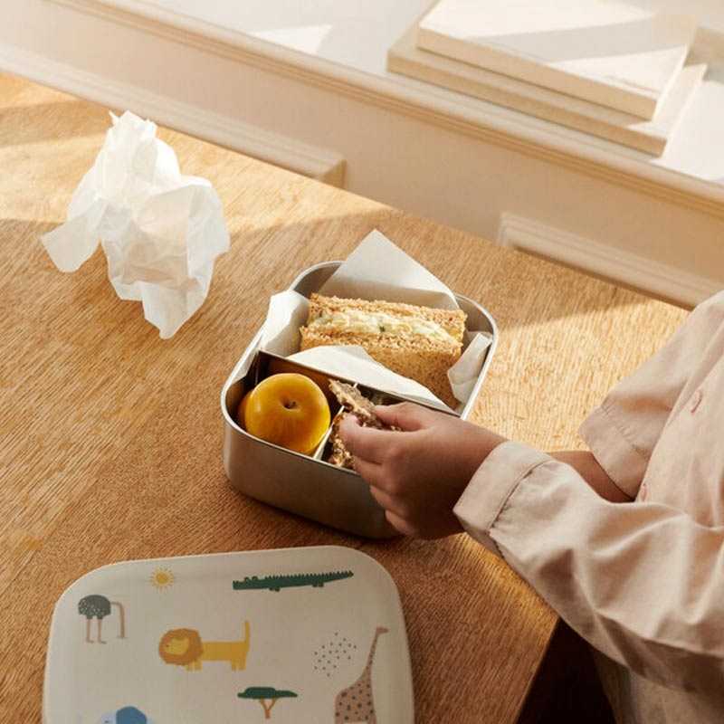 Fiambrera de Acero Inoxidable Infantil 900 ml - Aúpa Organics