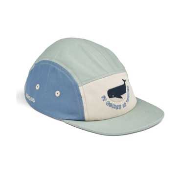 Gorra con visera "Ice Blue" Algodón Orgánico Liewood - Aúpa Organics