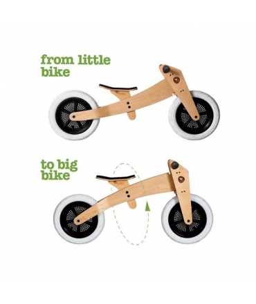 Bicicleta para niños de Madera Sin pedales Wishbone - Aúpa Organics
