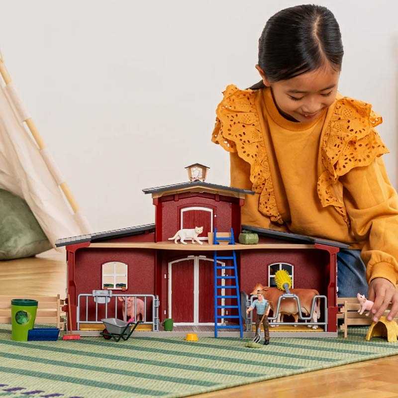 Casa Granja Grande con Animales y Accesorios Schleich - Aúpa Organics