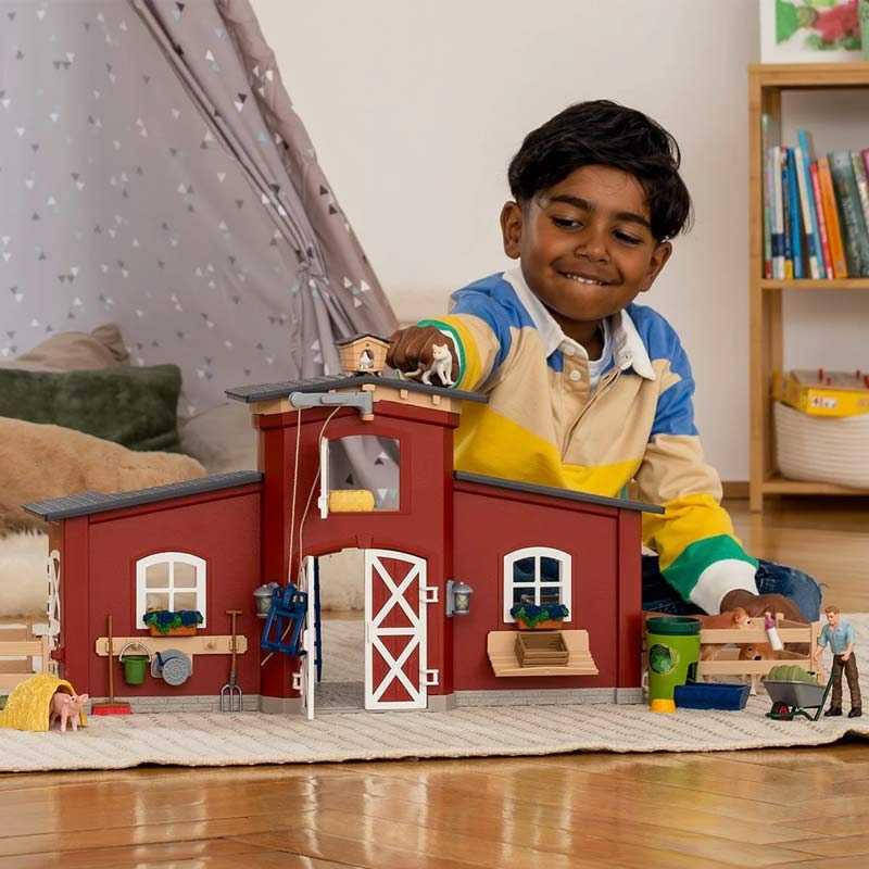 Casa Granja Grande con Animales y Accesorios Schleich - Aúpa Organics