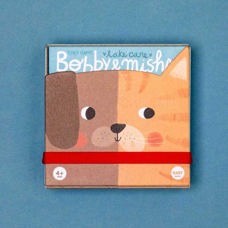 Bobby & Misha Tiny Game. Juego de Estrategia de Londji - Aúpa Organics